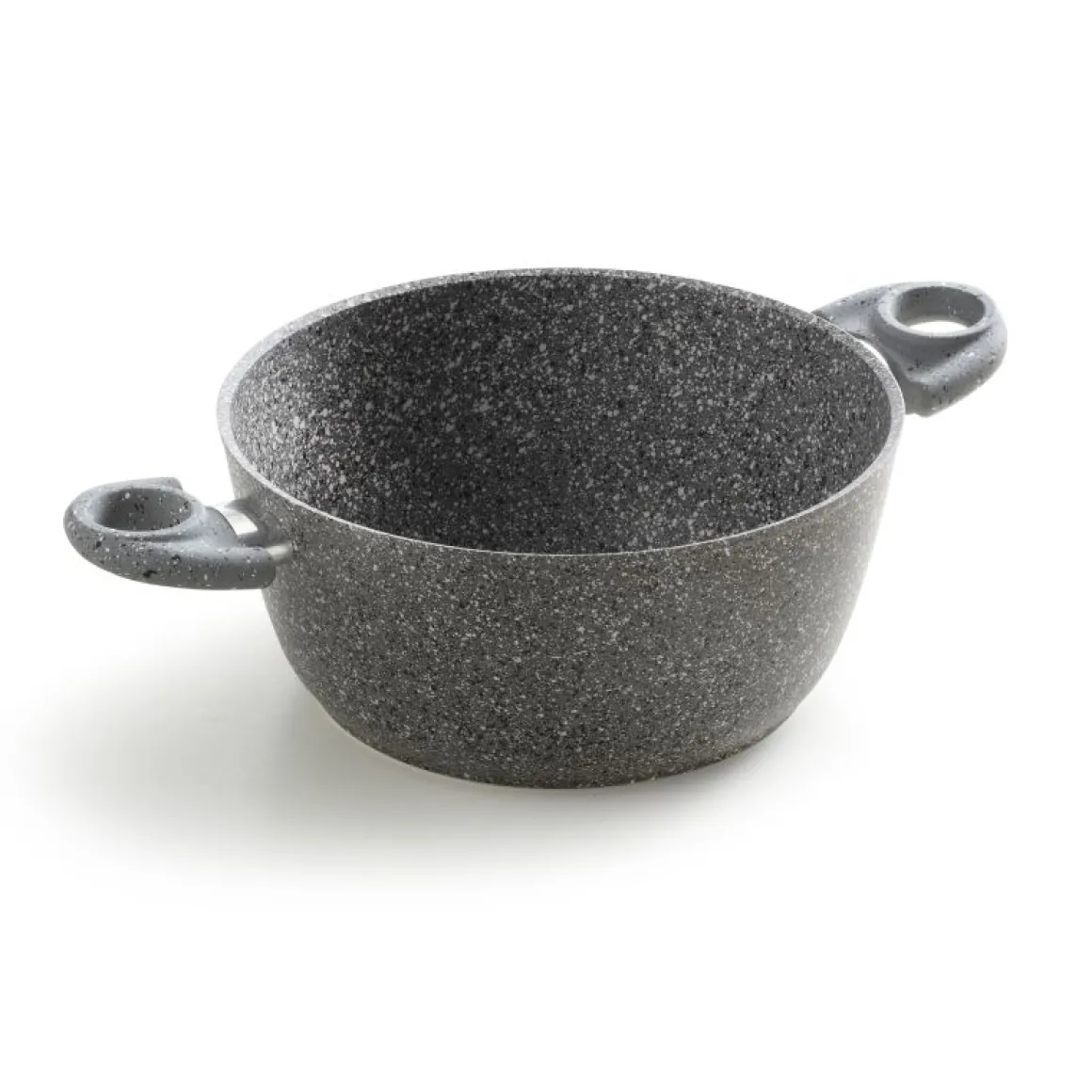 ACCADEMIA MUGNANO - CASSERUOLA 2 MANICI LINEA CUORE DI PIETRA D.24CM