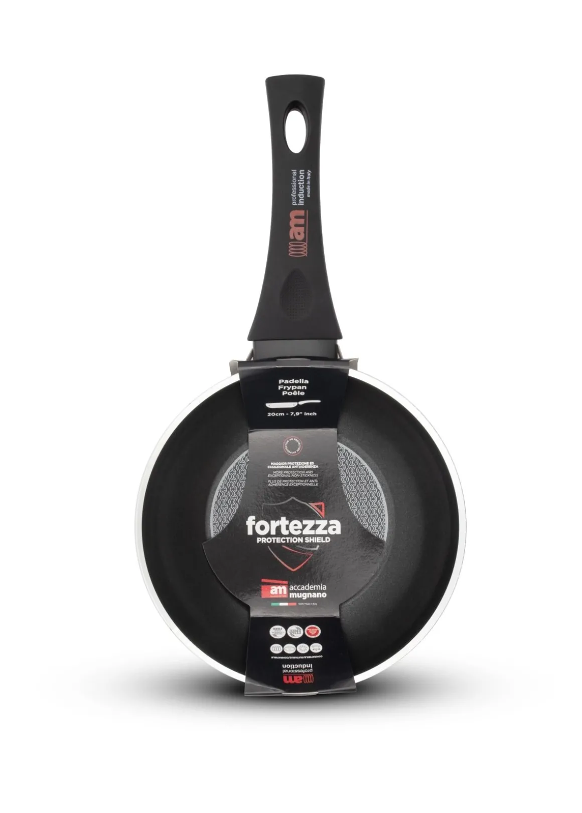 ACCADEMIA MUGNANO - PADELLA LINEA FORTEZZA PROTECTION SHIELD D.24CM