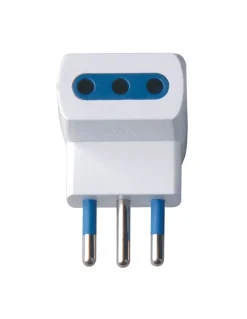 ADATTATORE TRIPLO 10A+3 BIPRESE 10/16A: vendita online ADATTATORE TRIPLO 10A+3 BIPRESE 10/16A in offerta