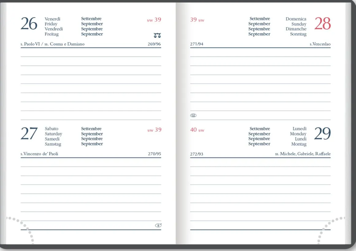 AGENDA BIGIORNALIERA C/LINGUETTA+MATITA 7X10CM FIORI CLASSICI: vendita online AGENDA BIGIORNALIERA C/LINGUETTA+MATITA 7X10CM FIORI CLASSICI in offerta