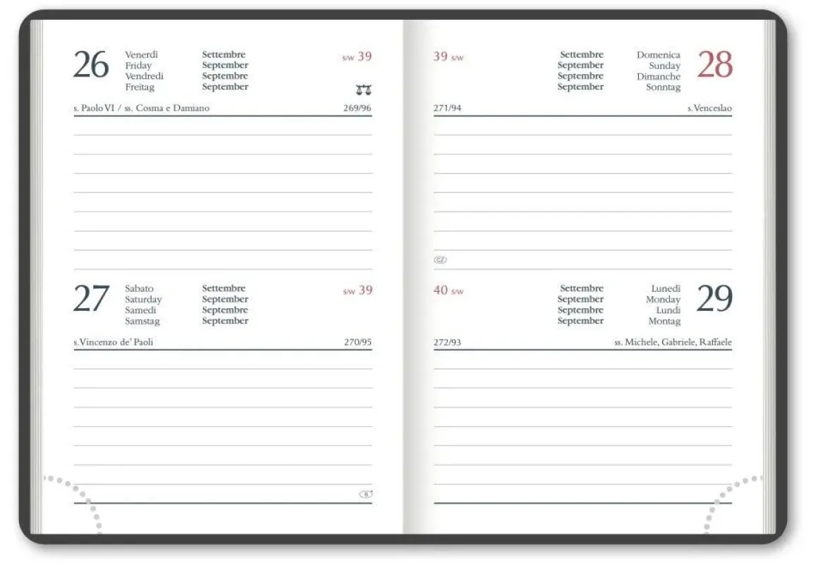 AGENDA BIGIORNALIERA 7X10CM COPACABANA: vendita online AGENDA BIGIORNALIERA 7X10CM COPACABANA in offerta