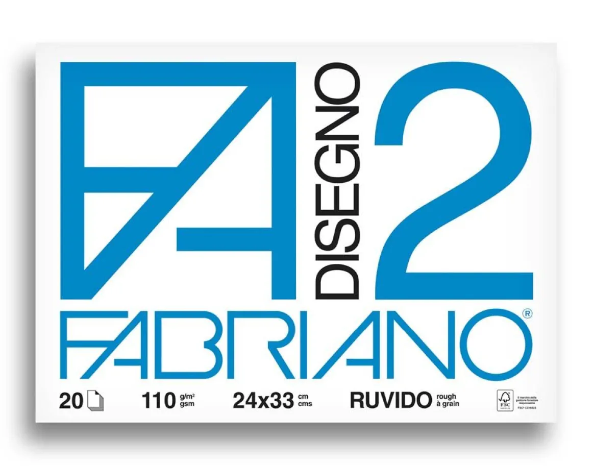 Album disegno Fabriano: offerta album ruvido cm 24x33