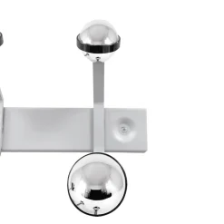 APPENDIABITI ELLE CM 45 IN METALLO COLOR ARGENTO: vendita online APPENDIABITI ELLE CM 45 IN METALLO COLOR ARGENTO in offerta