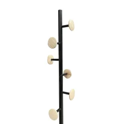 APPENDIABITI TAMPIERI IN METALLO NERO E LEGNO: vendita online APPENDIABITI TAMPIERI IN METALLO NERO E LEGNO in offerta