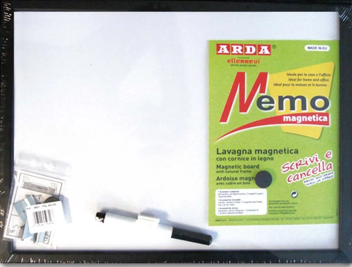 ARDA - LAVAGNA MAGNETICA CM 40X30 CON ACCESSORI : vendita online ARDA - LAVAGNA MAGNETICA CM 40X30 CON ACCESSORI in offerta