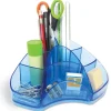 ARDA - ORGANIZER PER SCRIVANIA BLU TRASPARENTE: vendita online ARDA - ORGANIZER PER SCRIVANIA BLU TRASPARENTE in offerta