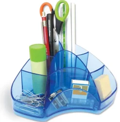ARDA - ORGANIZER PER SCRIVANIA BLU TRASPARENTE: vendita online ARDA - ORGANIZER PER SCRIVANIA BLU TRASPARENTE in offerta