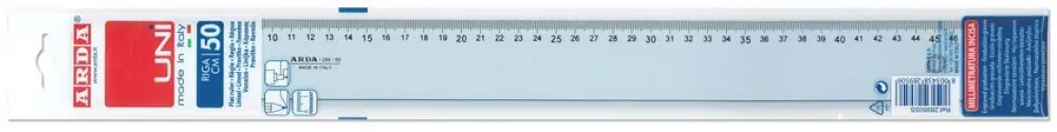 ARDA - RIGHELLO SERIE UNI 50CM : vendita online ARDA - RIGHELLO SERIE UNI 50CM in offerta