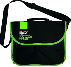 ARDA - VALIGETTA MESSENGER BLACK IS NEW GREEN 37X30CM NERO/VERDE: vendita online ARDA - VALIGETTA MESSENGER BLACK IS NEW GREEN 37X30CM NERO/VERDE in offerta