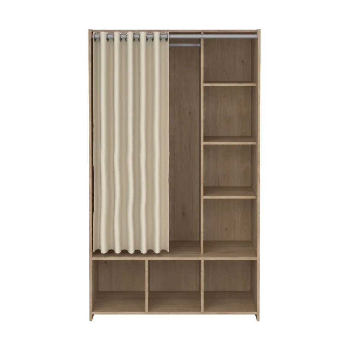 ARMADIO ATTREZZATO CM 105X48.3 H. 180.4 JACKSON HICKORY: vendita online ARMADIO ATTREZZATO CM 105X48.3 H. 180.4 JACKSON HICKORY in offerta