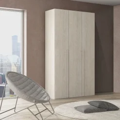 Armadio camera da letto 3 ante olmo: modello Loft
