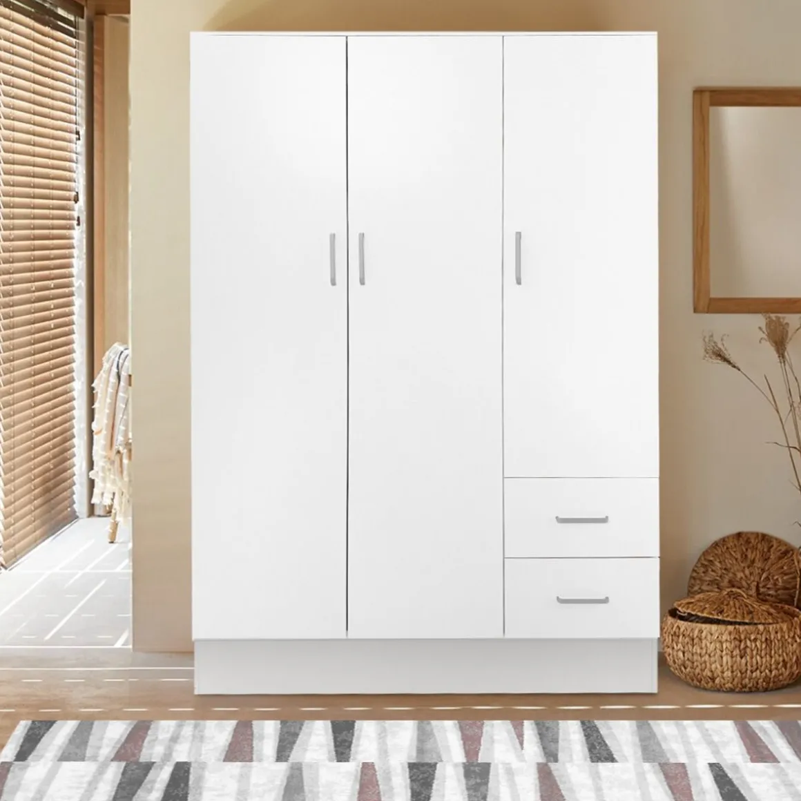 ARMADIO CM 120X50 H. 170 BIANCO OPACO : vendita online ARMADIO CM 120X50 H. 170 BIANCO OPACO in offerta