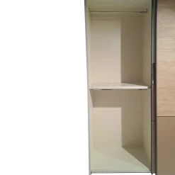 ARMADIO CM 277X62/66 H. 262 CALCE/ROVERE NODATO E LACCATO RAME PERLATO OPACO