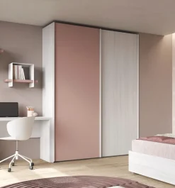 Armadio Cm 181x65 H247 Rovere Nordico e Rosa in Offeta online