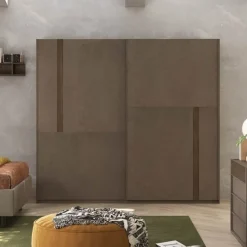 ARMADIO EVEREST CM 275X55 H. 240 BRONZO E MERCURE