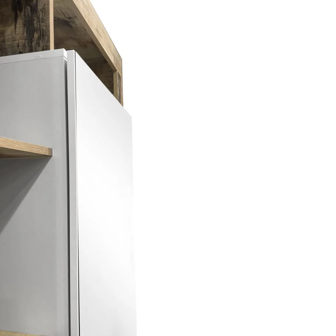 ARMADIO HAMBURG CM 91X27 H. 209 PERO E BIANCO OPACO CON SPECCHIO: vendita online ARMADIO HAMBURG CM 91X27 H. 209 PERO E BIANCO OPACO CON SPECCHIO in offerta