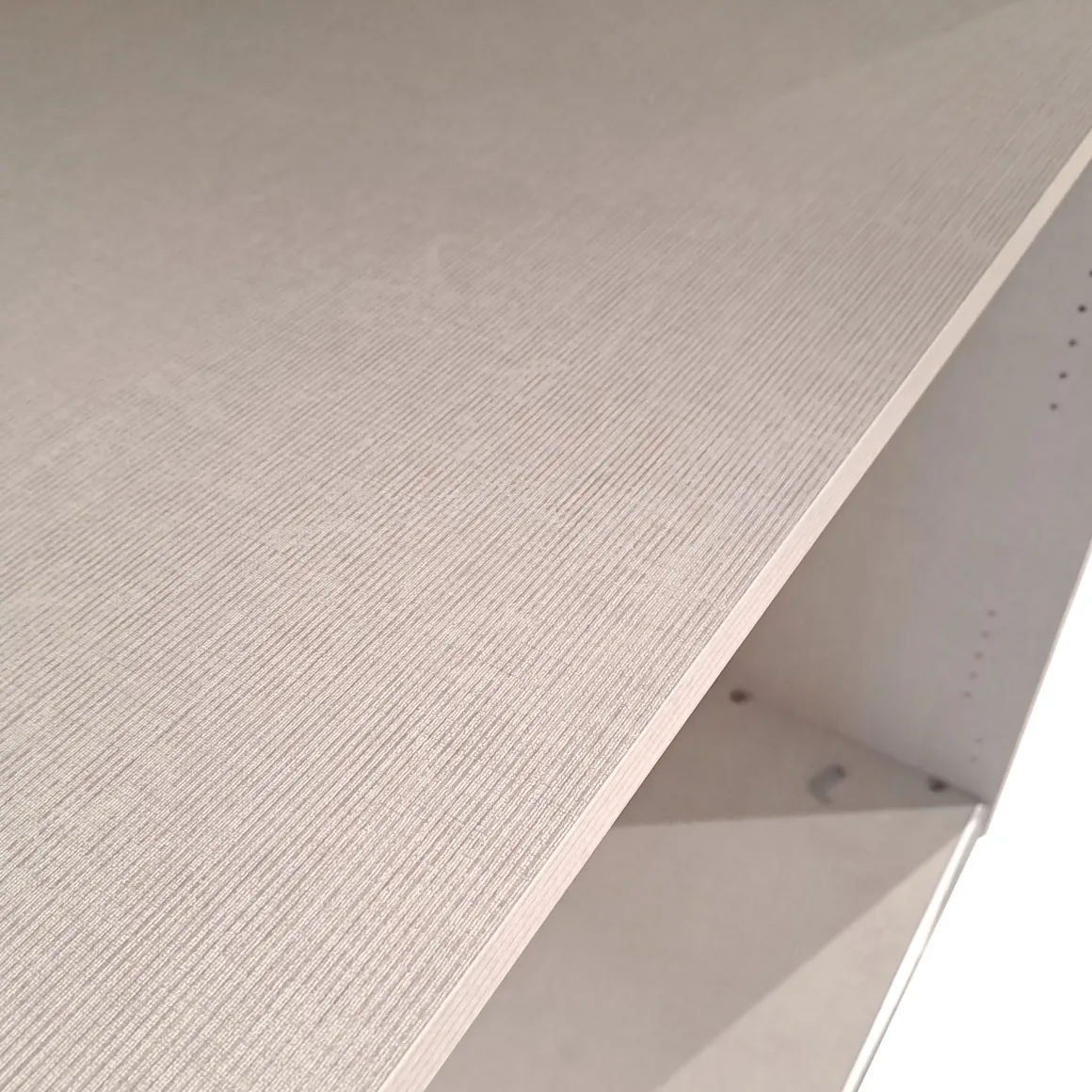 ARMADIO INFINITO CM 251,3X64/67 H.222,5 NOCE BRERA E GRIGIO TITANIO LUCIDO
