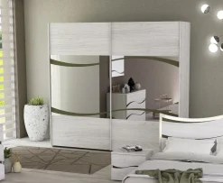 ARMADIO LE DUNE CM 270,4X62,5 H. 247 OLMO BIANCO