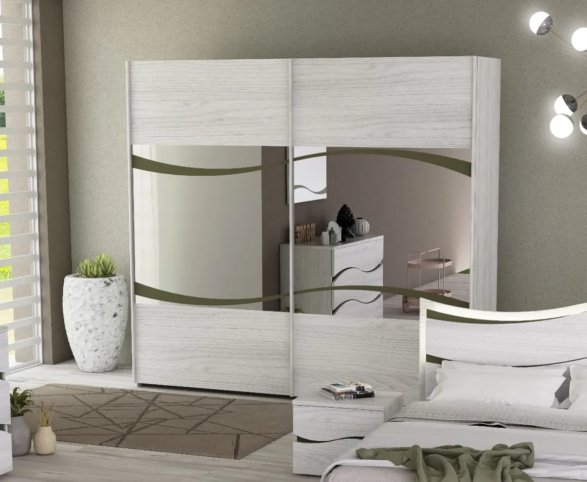 ARMADIO LE DUNE CM 270,4X62,5 H. 247 OLMO BIANCO