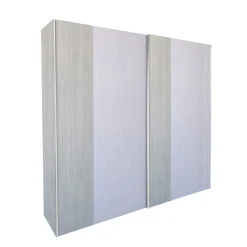 ARMADIO LINK CM 277X62/66 H. 262 FRASSINO NUVOLA E CENERE WOOD