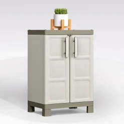 ARMADIO MOD. EXCELLENCE IN RESINA CM 65X45 H. 97 BEIGE E TORTORA: vendita online ARMADIO MOD. EXCELLENCE IN RESINA CM 65X45 H. 97 BEIGE E TORTORA in offerta