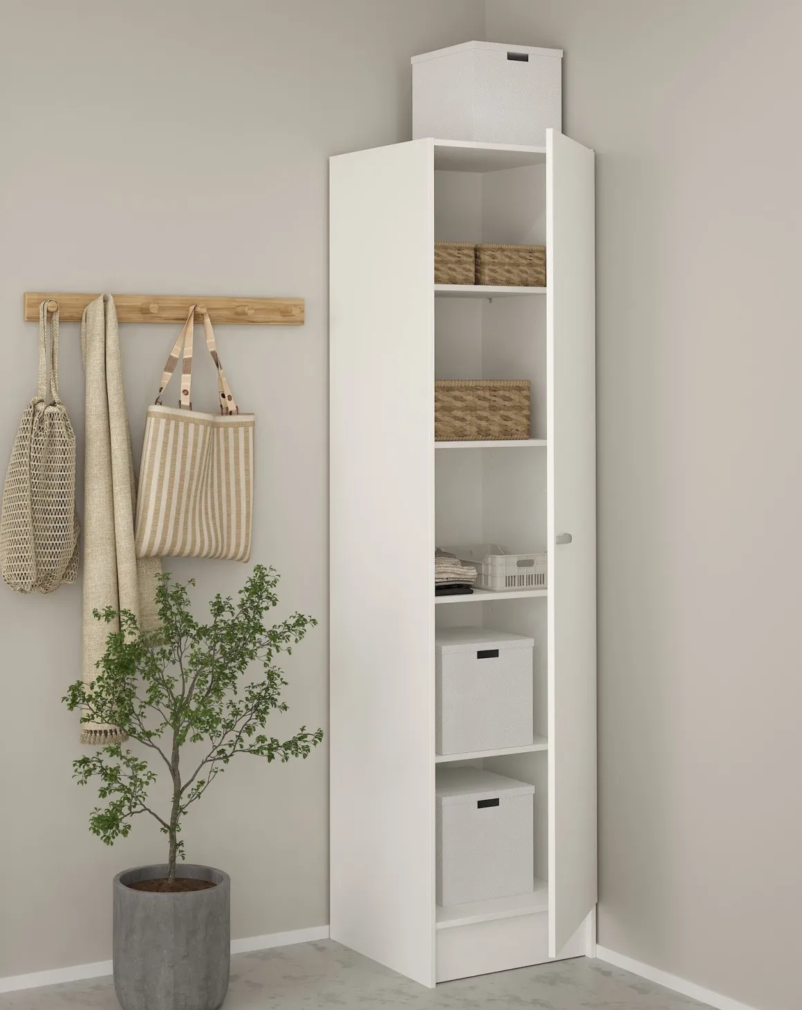 ARMADIO MOD. FOCUS CM 49,2X47 H.200 BIANCO OPACO: vendita online ARMADIO MOD. FOCUS CM 49,2X47 H.200 BIANCO OPACO in offerta