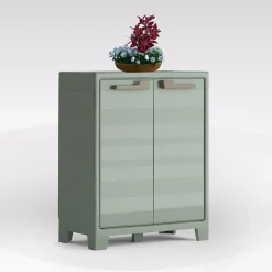 ARMADIO MOD. PLANET OUTDOOR IN RESINA CM 80X44 H. 100 GRIGIO/VERDE: vendita online ARMADIO MOD. PLANET OUTDOOR IN RESINA CM 80X44 H. 100 GRIGIO/VERDE in offerta