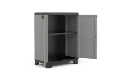 ARMADIO MOD. STILO IN RESINA CM 68X39 H. 90 GRIGIO SCURO E NERO : vendita online ARMADIO MOD. STILO IN RESINA CM 68X39 H. 90 GRIGIO SCURO E NERO in offerta