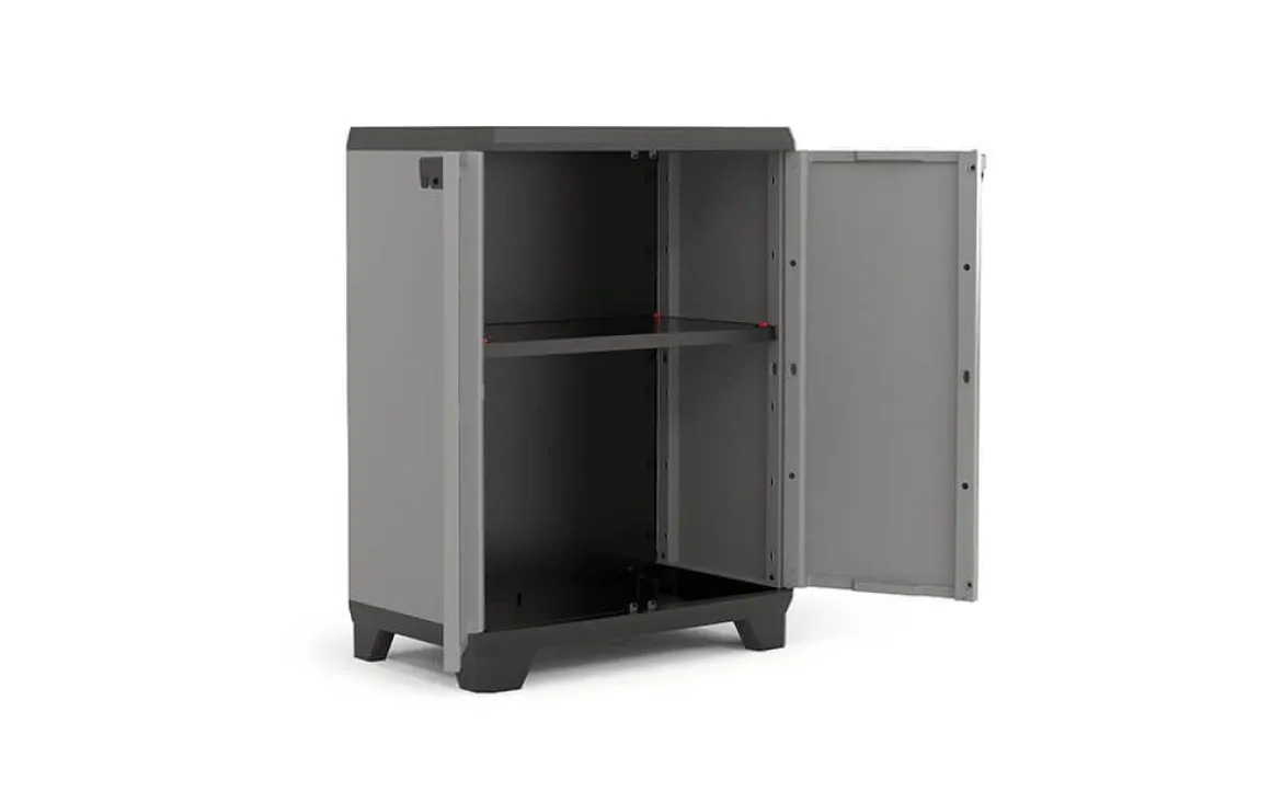 ARMADIO MOD. STILO IN RESINA CM 68X39 H. 90 GRIGIO SCURO E NERO : vendita online ARMADIO MOD. STILO IN RESINA CM 68X39 H. 90 GRIGIO SCURO E NERO in offerta