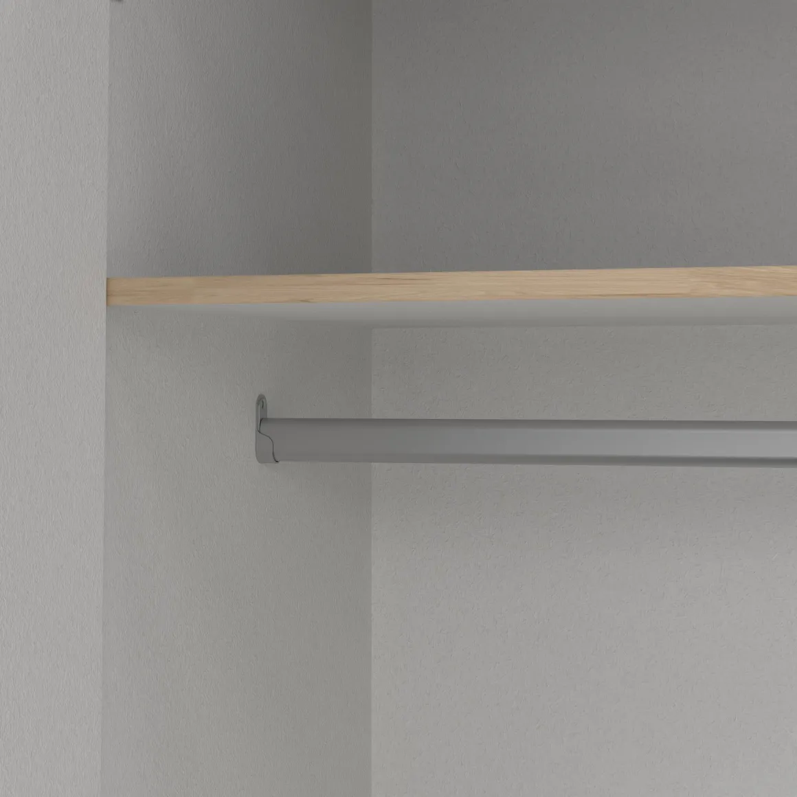 Armadio Sprint Jackson Hickory: Armadio con 4 Ante e 3 Cassetti in Offerta