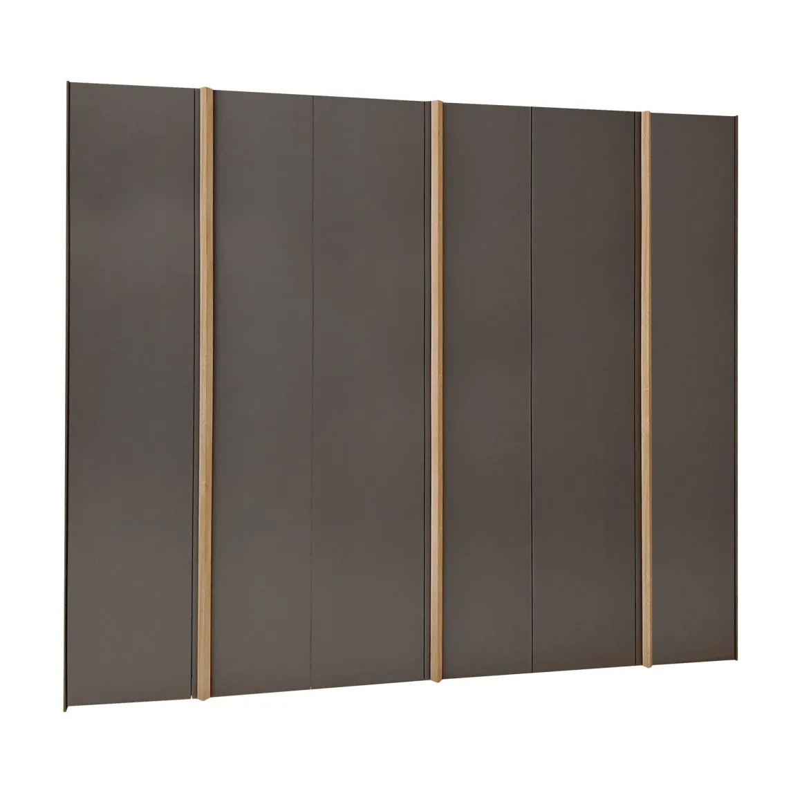 ARMADIO UNO CM 277X61 H. 246 PIOMBO E ROVERE NODATO