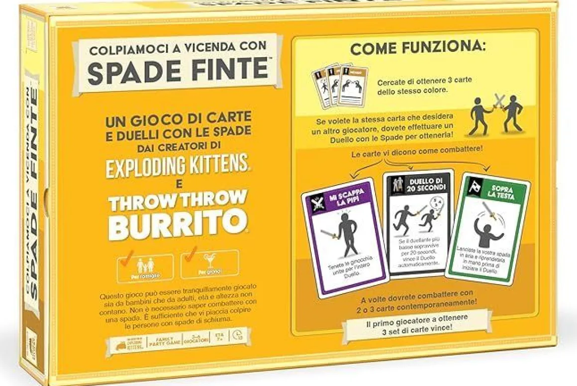 ASMODEE - COLPIAMOCI A VICENDA CON SPADE FINTE: vendita online ASMODEE - COLPIAMOCI A VICENDA CON SPADE FINTE in offerta