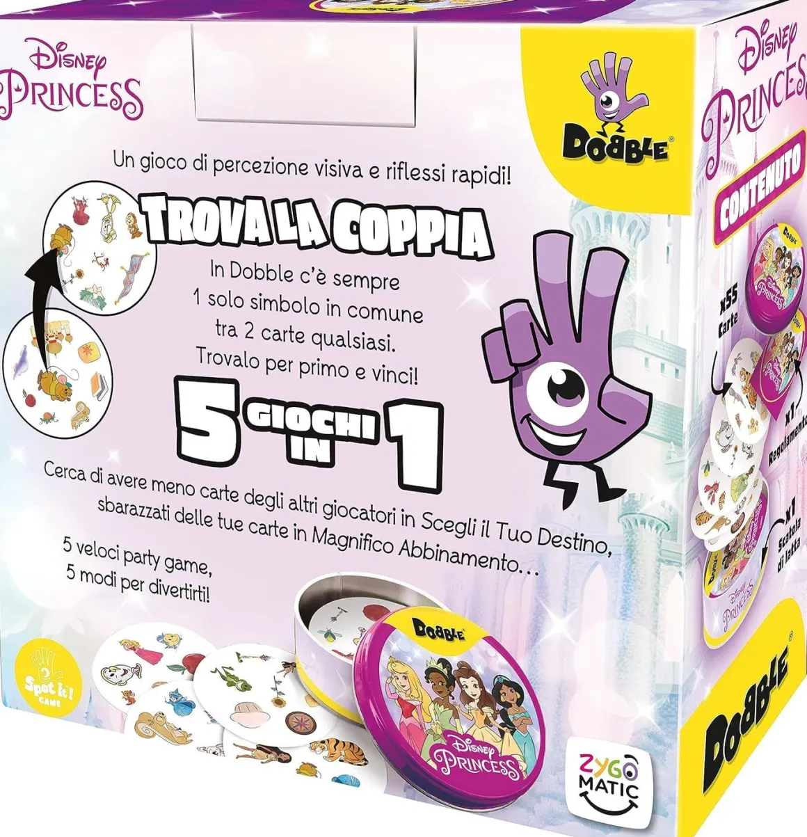 ASMODEE - DOBBLE DISNEY PRINCESS: vendita online ASMODEE - DOBBLE DISNEY PRINCESS in offerta