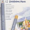 ASTuccio con 12 MATITE COLORATE GOLDFABER ACQUERELLABILI