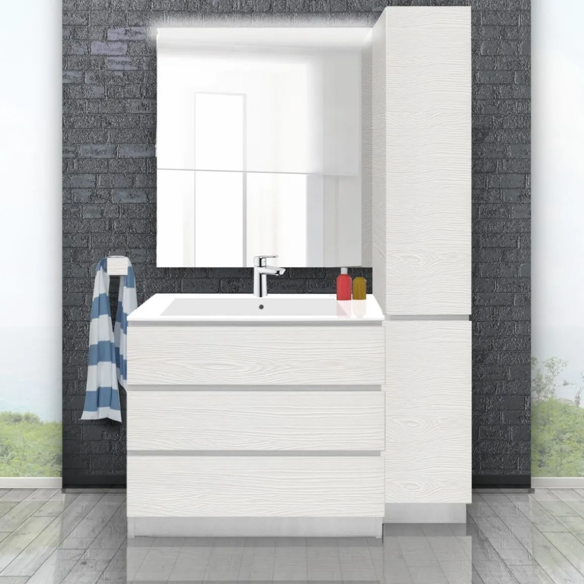 BAGNO COMPLETO IN NOBILITATO IGLOO