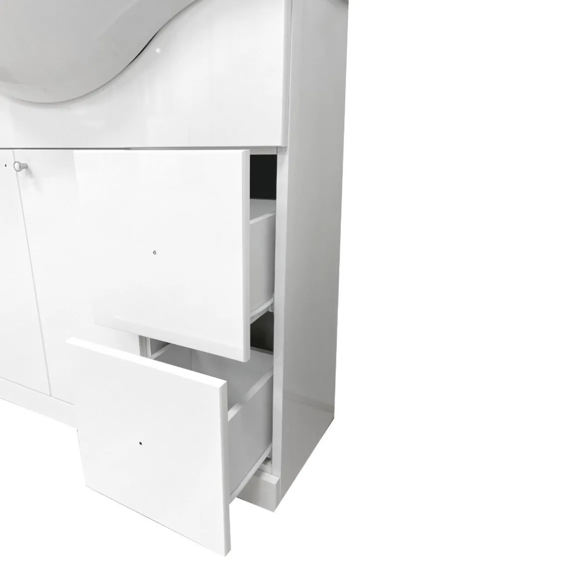 BAGNO COMPLETO MOD. CINZIA CM 85 BIANCO LUCIDO