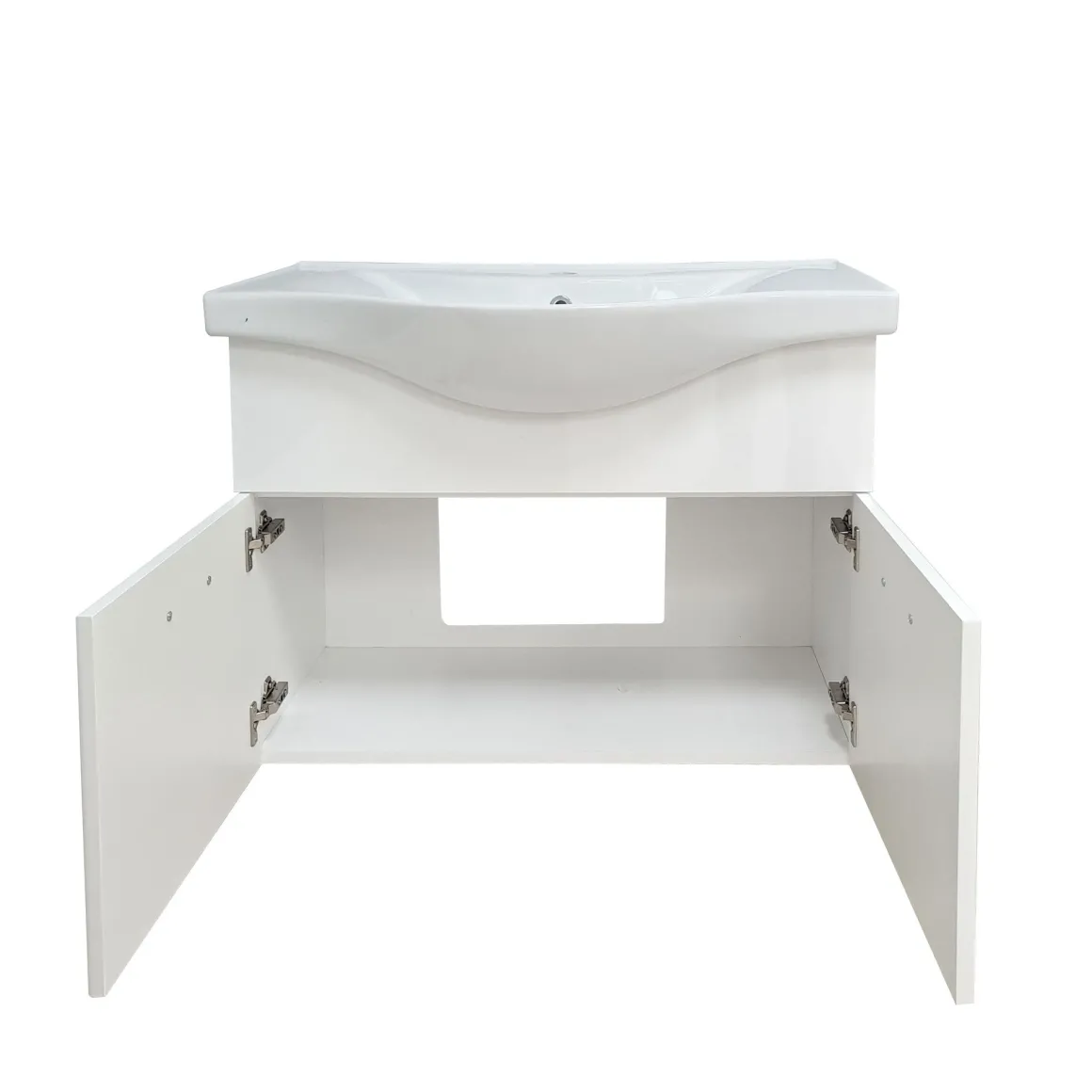 BAGNO COMPLETO MOD.SOLE CM 80 BIANCO LUCIDO