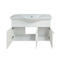 BAGNO COMPLETO MOD.SOLE CM 100 BIANCO LUCIDO
