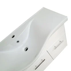 BAGNO COMPLETO MOD.SOLE CM 100 BIANCO LUCIDO