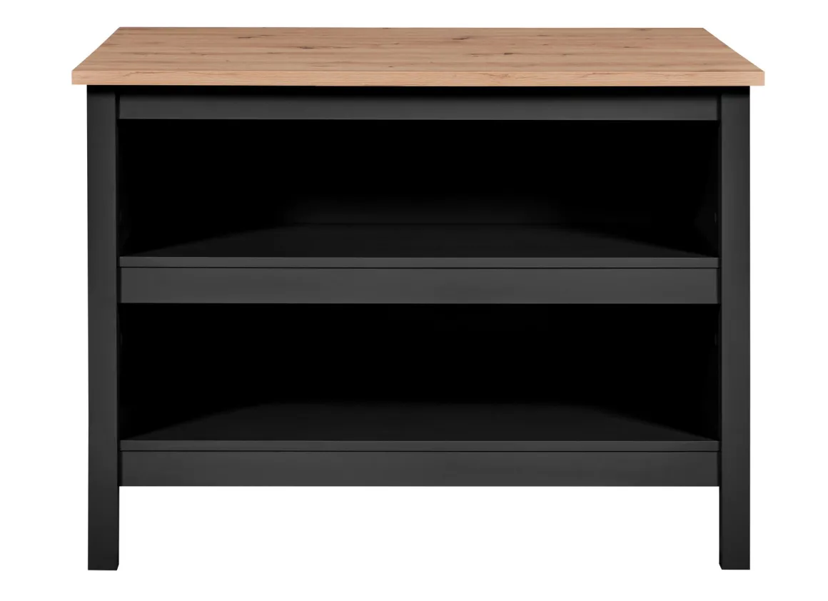 BANCONE HELINA CM 124X75 BLACK E ROVERE ARTISAN