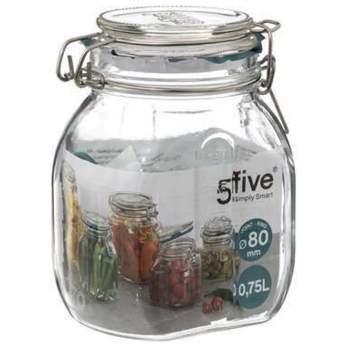 BARATTOLO IN VETRO ERMETICO JARRO 0.75LT