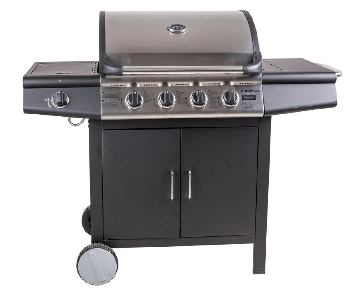 Barbecue a gas: barbecue quattro fuochi in inox