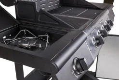 Barbecue a gas: barbecue quattro fuochi in inox