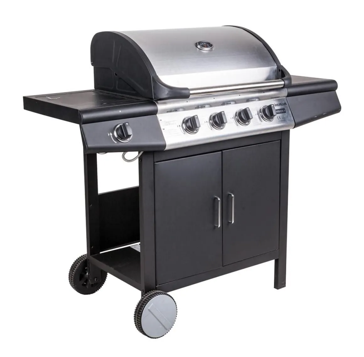 Barbecue a gas: barbecue quattro fuochi in inox