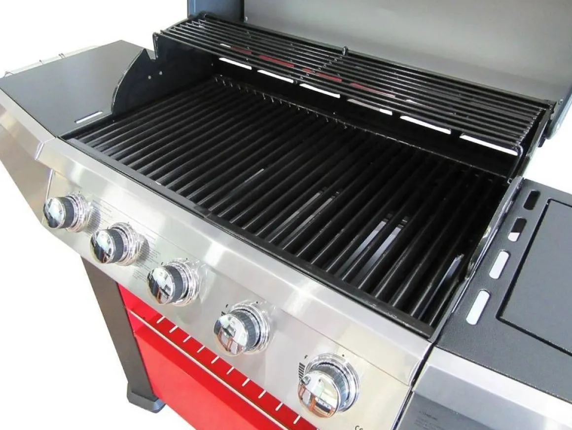 Barbecue a gas: Barbecue rosso master cook