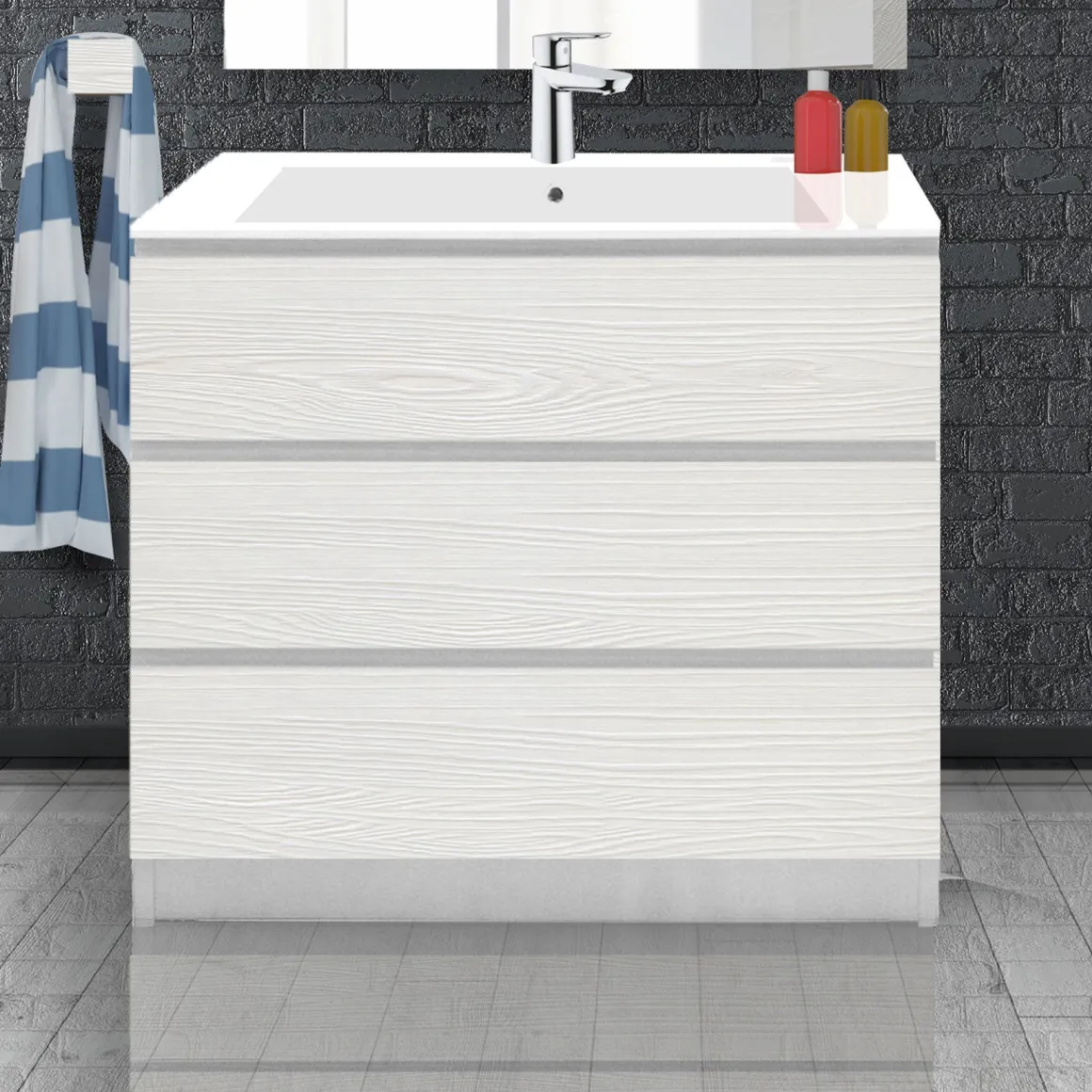 BASE BAGNO MOD. B-GO CM 96 COLORE IGLOO