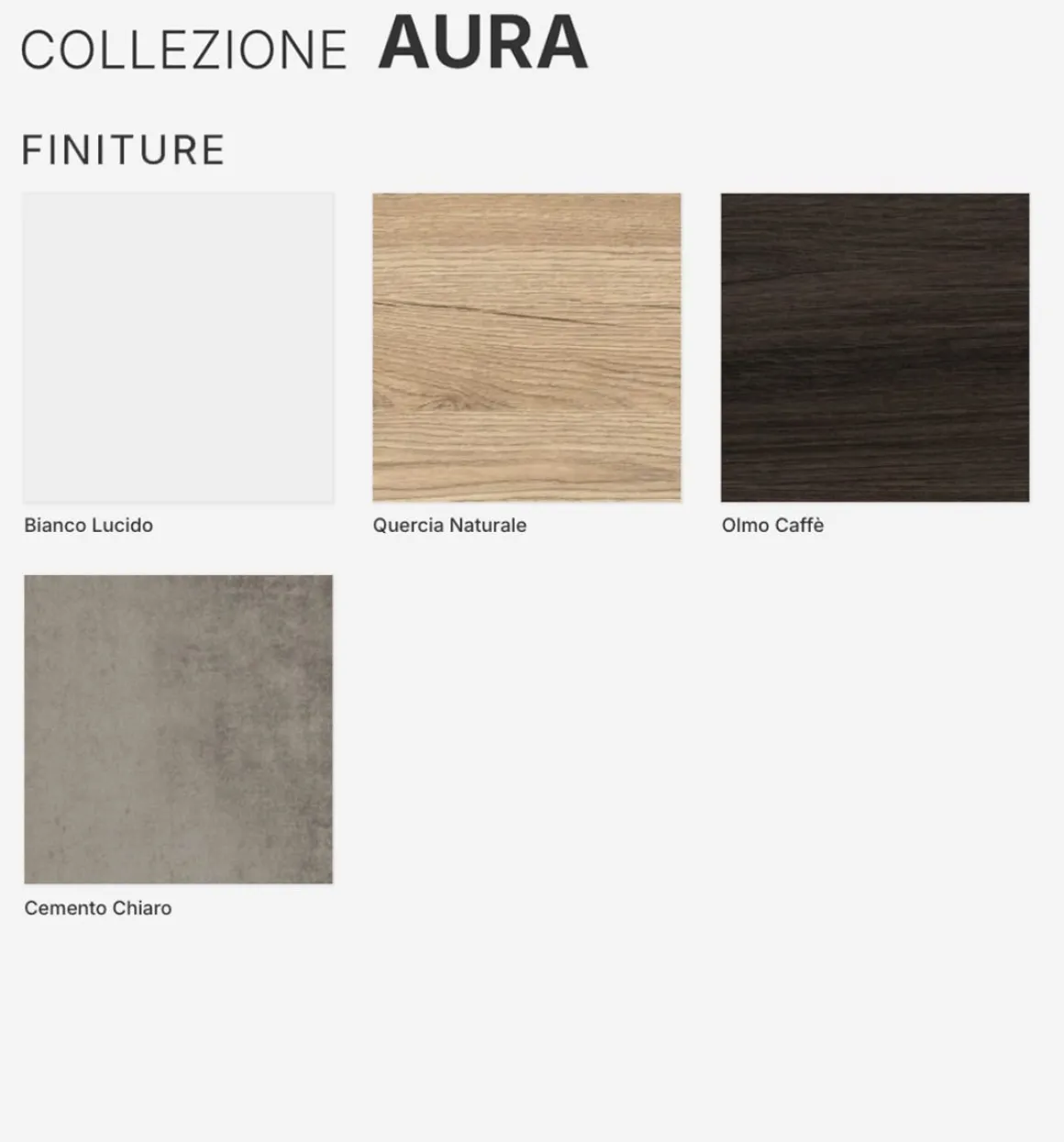 BASE BAGNO SOSPESA AURA CM 81 CEMENTO CHIARO