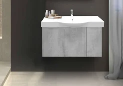 BASE BAGNO SOSPESA MOD. B201 CM 95 BETON