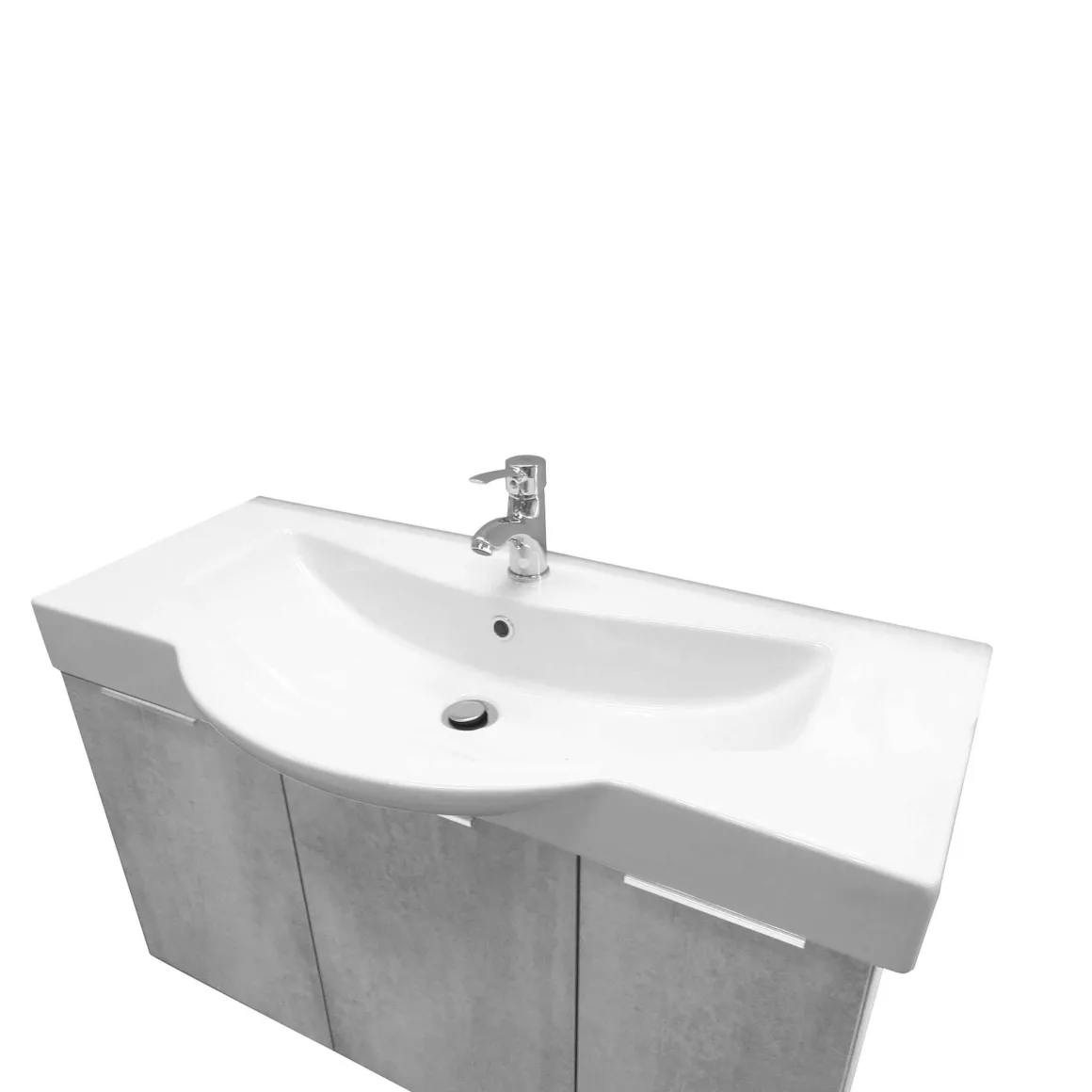BASE BAGNO SOSPESA MOD. B201 CM 95 BETON