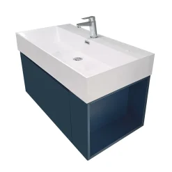 BASE BAGNO SOSPESA MOD. B-GO CM 86 BLU OPACO